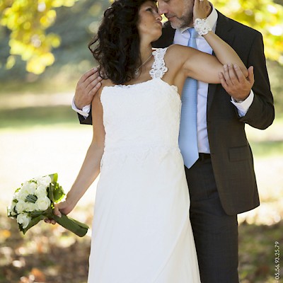 Photo de mariage, photo du couple de marié