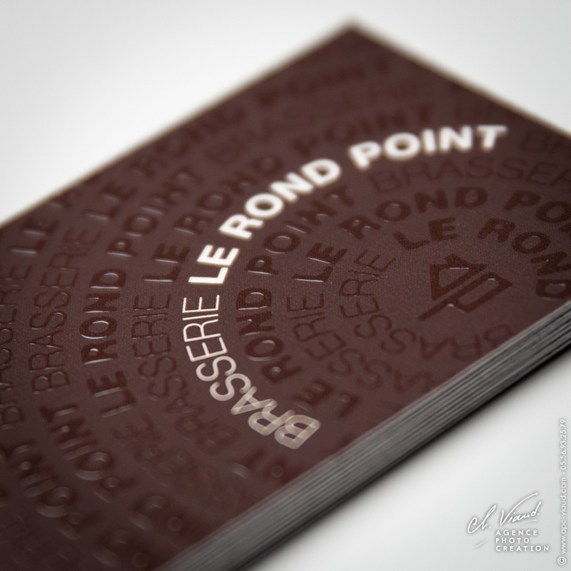 Création carte de visite pour une brasserie