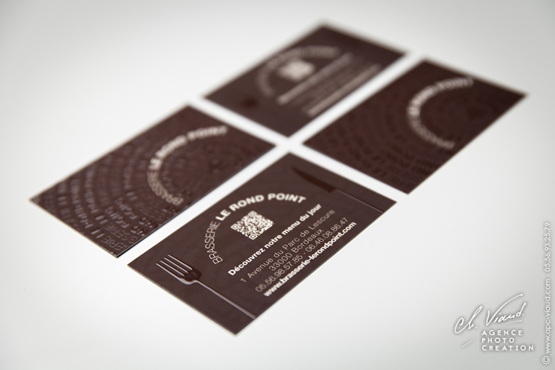 Création carte de visite pour un restaurant