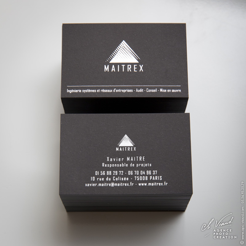 Création d'une carte de visite et de logotype