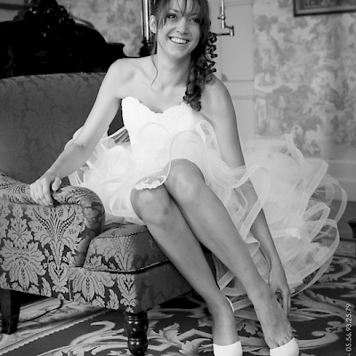 Reportage mariage, photo de la préparation de la mariée