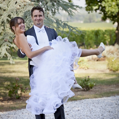 Photo de mariage, photo de couple fun