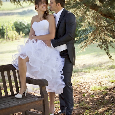 Photo de mariage, photo de couple fun