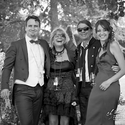 Reportage mariage, photo de groupe et d'ambiance