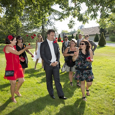 Reportage mariage, photo d'ambiance pendant le coktail