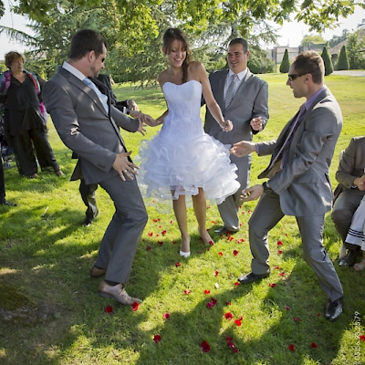 Reportage mariage, photo d'ambiance pendant le coktail