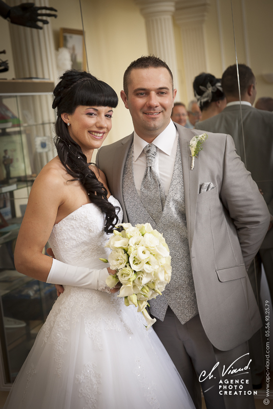 Reportage mariage, portrait des mariés