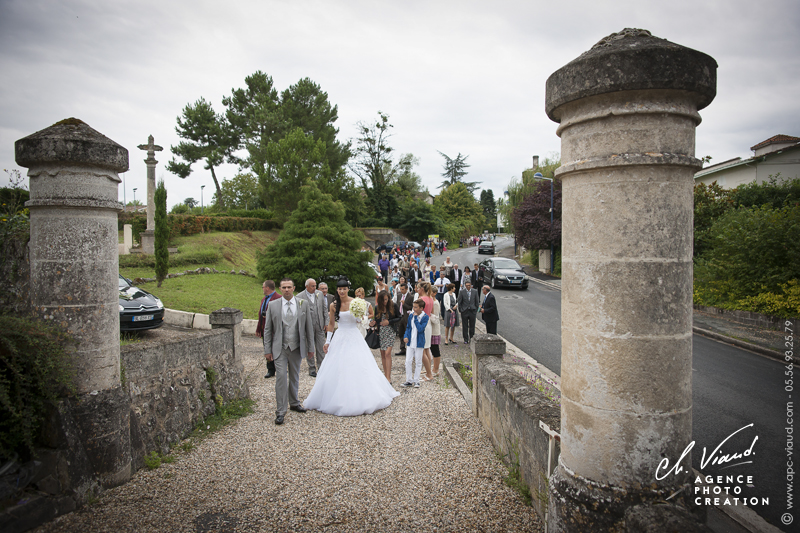 Reportage mariage, photo des mariés et de leurs invités