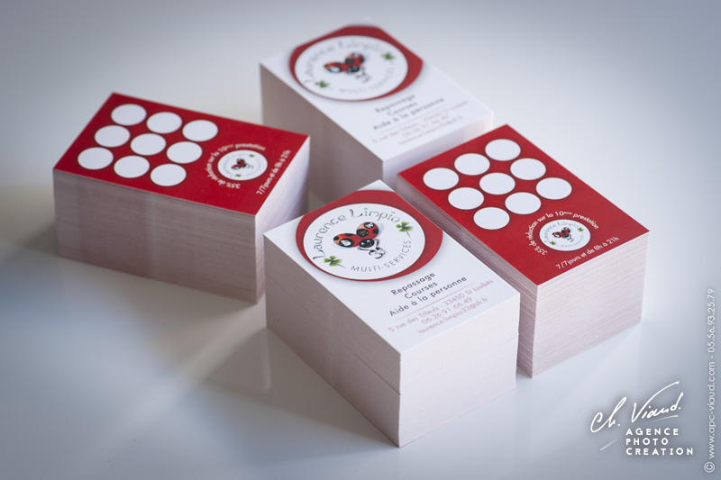 création carte de visite et de fidélité