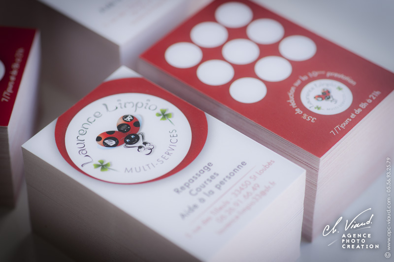 création carte de visite et de fidélité