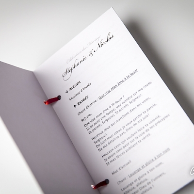 Photo, Création et impression d'un plan de table pour un mariage