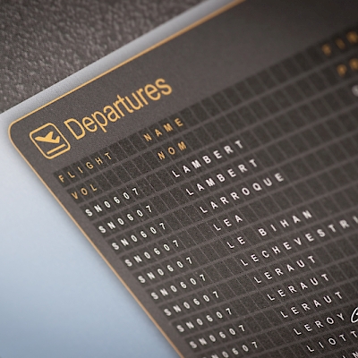 Photo, Création et impression d'un plan de table pour un mariage