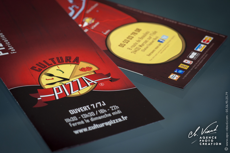 création flyer pour une pizzeria