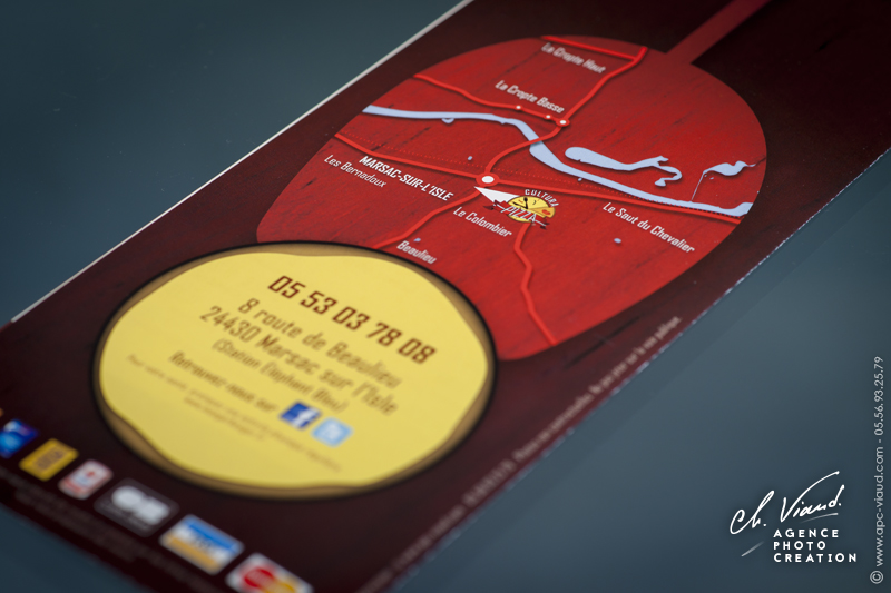 création plan pour situer une pizzeria