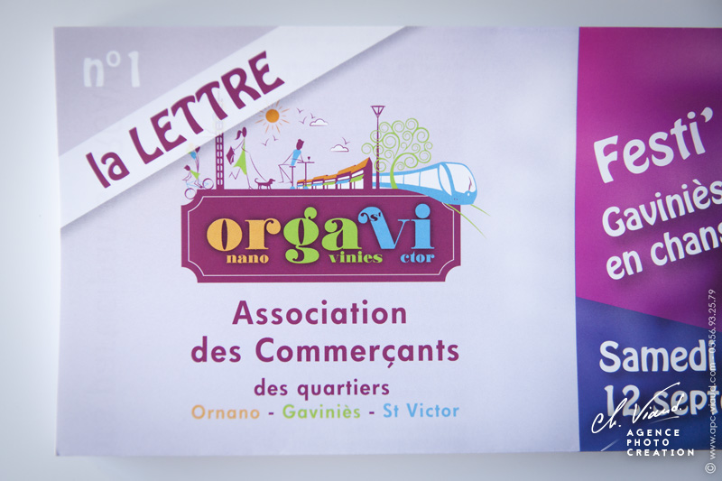 Creation de lettre info pour une association de commerçant