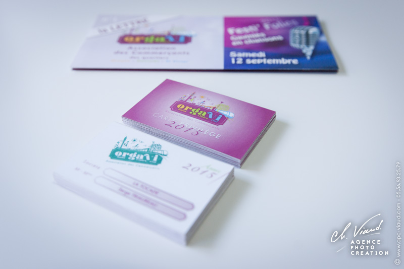 Creation de lettre info et de carte d'adhérent pour une association de commerçant