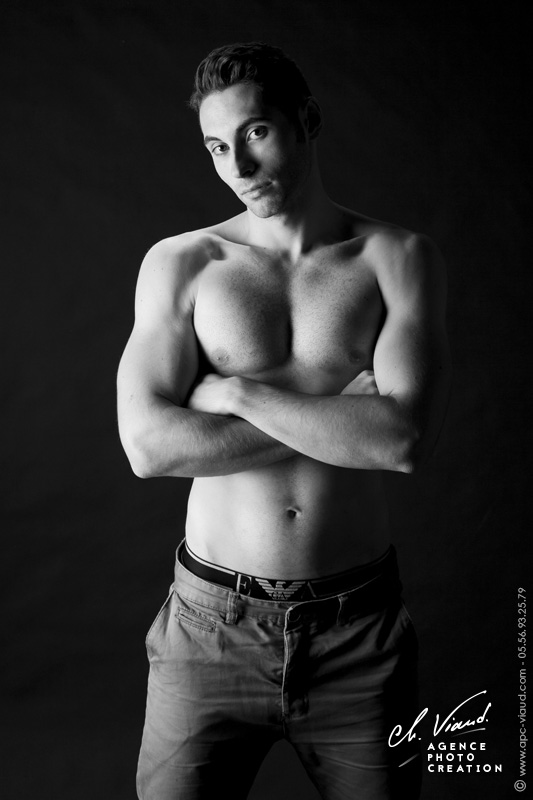 Shooting photo de charme pour homme