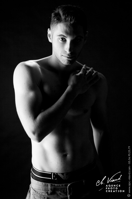 Shooting photo de charme pour homme