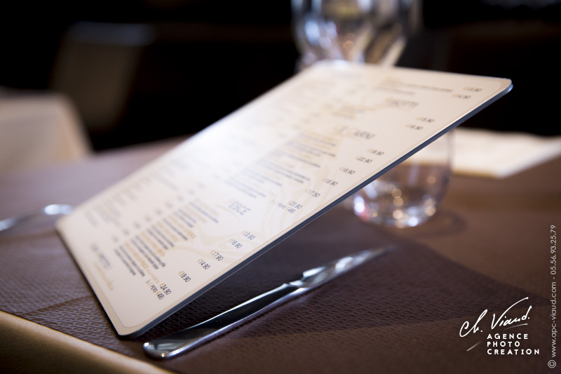 Création d'un menu pour un restaurant