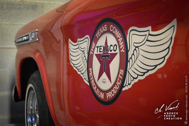 Création et impression d'un stickers covering pour voiture Texaco