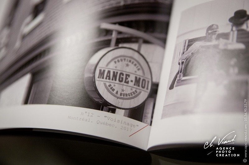 Création et mise en page d'un catalogue de présentation pour un auteur photographe et son exposotion humaniste