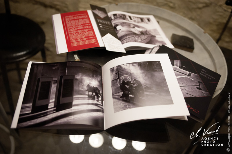 Création et mise en page d'un catalogue de présentation pour le photographe auteur Ange Perez et son exposotion humaniste