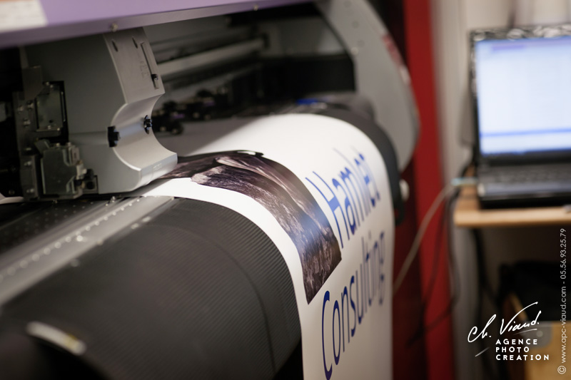 Impression du kakemono sur papier indéchirable