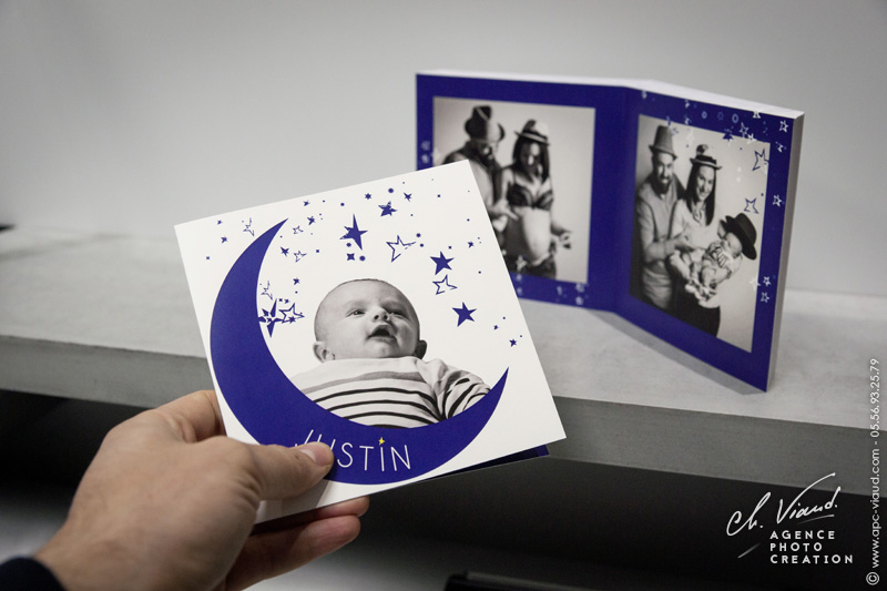 Séance Photo et création d'un faire-part de naissance