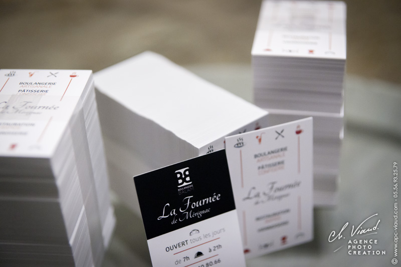 Création carte de visite pour une boulangerie