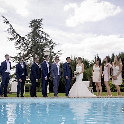 Reportage mariage, photo de groupe