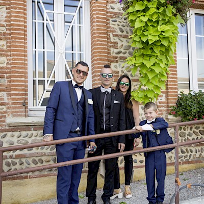 Reportage mariage, photo de la sortie de la mairie
