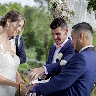 Reportage mariage, photo de la cérémonie laique