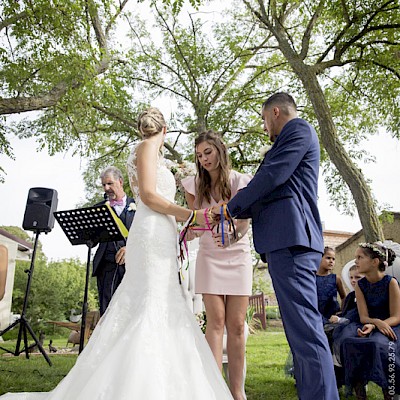 Reportage mariage, photo de la cérémonie laique
