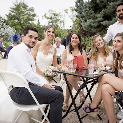 Reportage mariage, photo d'ambiance pendant le coktail