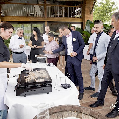 Reportage mariage, photo d'ambiance pendant le coktail