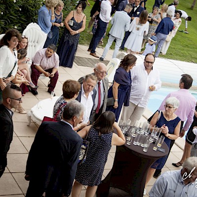 Reportage mariage, photo d'ambiance pendant le coktail