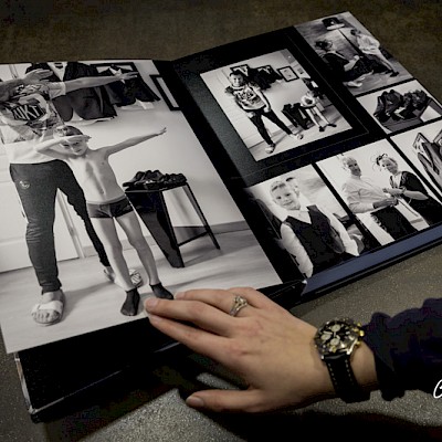 Reportage mariage, mise en page numérique de l'album souvenir