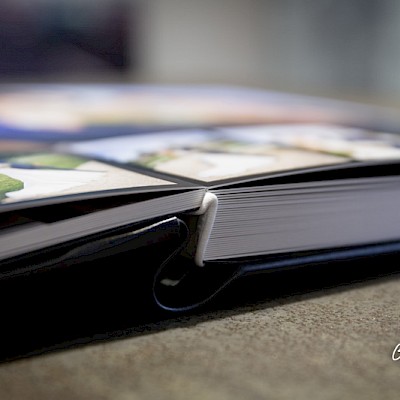 Reportage mariage, détail de l'album souvenir