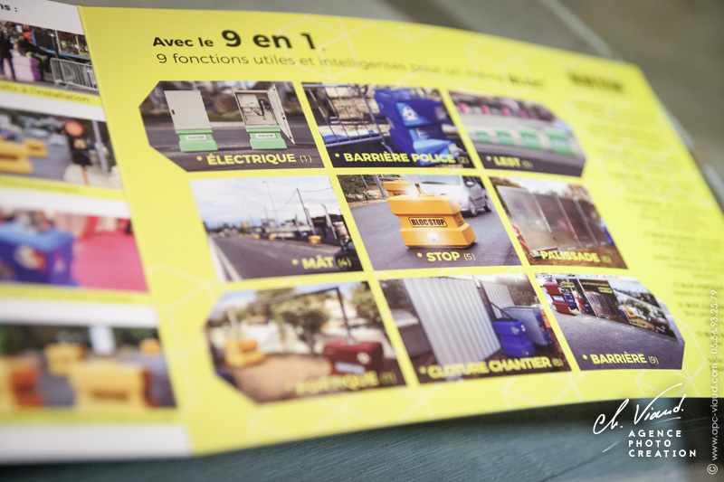 Création de mise en page originale pour une plaquette de présentation