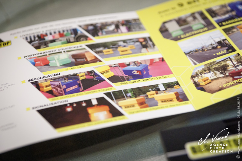 Création de mise en page originale pour une plaquette de présentation