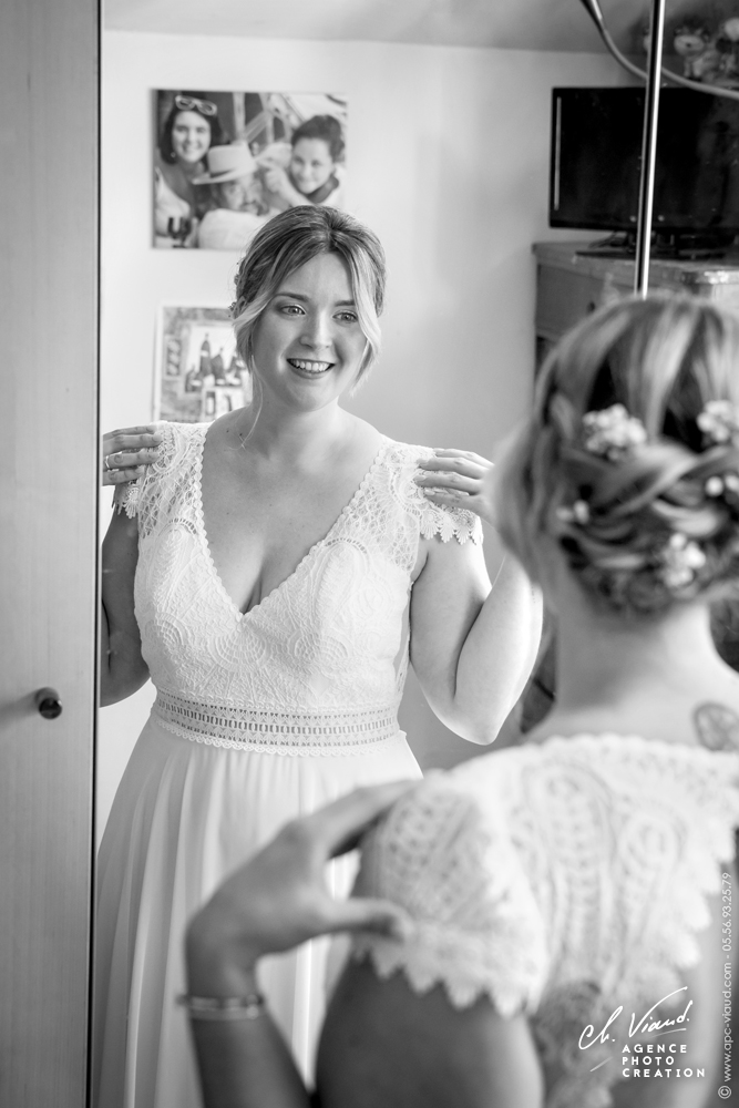 Reportage mariage, photo de la mariée