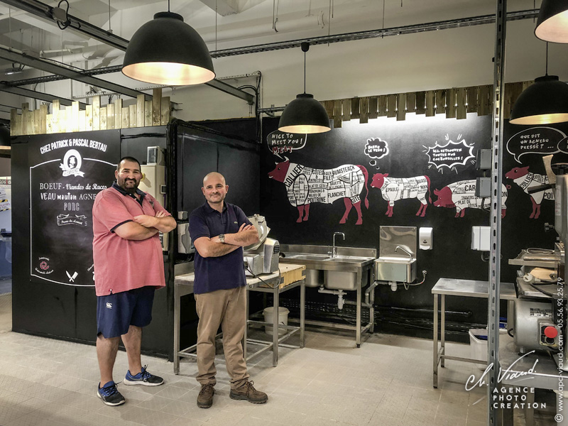 Création d'illustration pour un boucher charcutier