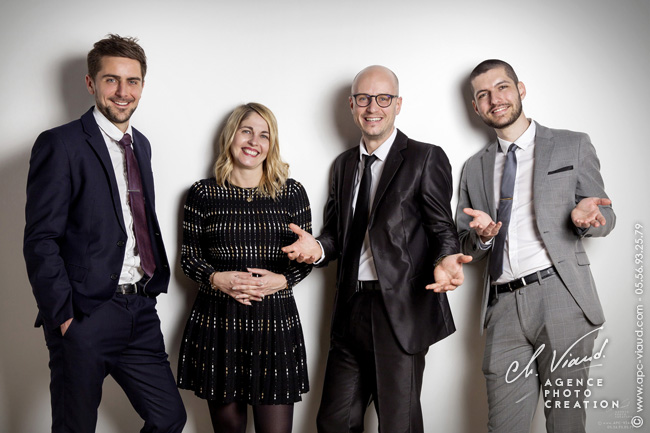 Portrait groupe corporate