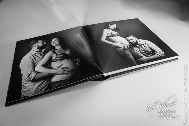 Album photo pour une séance naissance