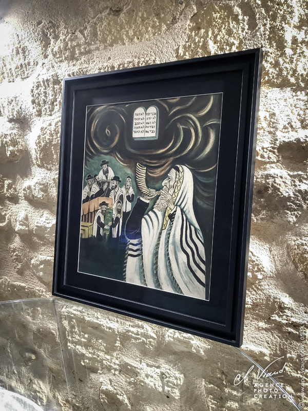 Encadrement d'un pastel, oeuvre originale avec caisse américaine, passe-partout en PH neutre et verre invisible