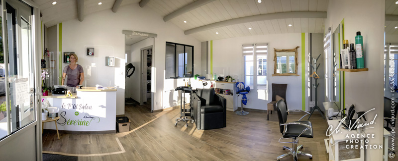 Habillage intérieur salon de coiffure