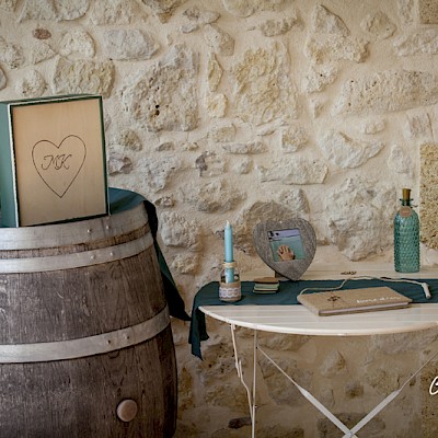 Reportage mariage -Photo de l'entrée de la salle