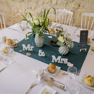 Reportage mariage - Photo de la table des mariés