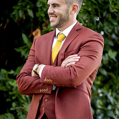 Reportage mariage - Beau portrait du marié