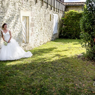 Reportage mariage - Photo de couple avec les mariés